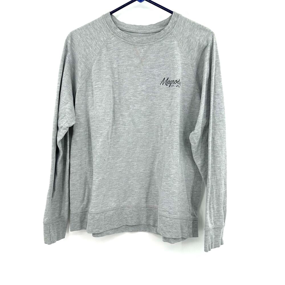 Magnolia Size Large Long Sleeve Crew Neck Pullover Sweatshirt Top Waco Texas‎